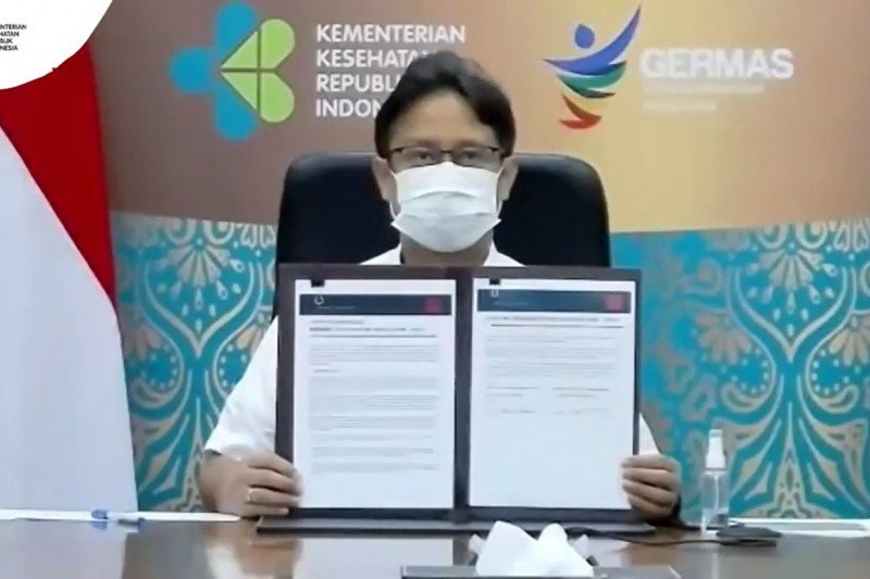 Menkes tandatangani formulir GAVI untuk 108 juta dosis vaksin gratis