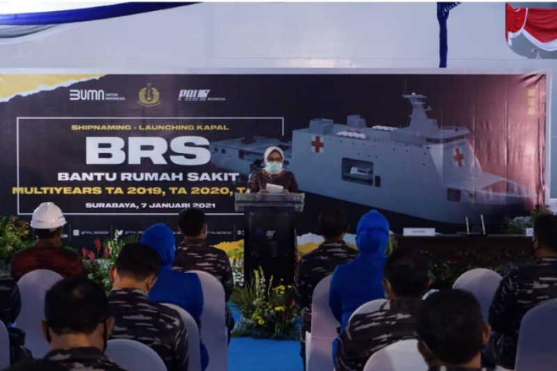 PT PAL luncurkan kapal bantu rumah sakit pesanan TNI AL