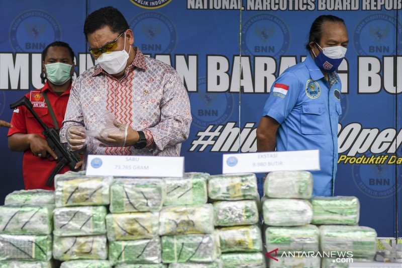 BNN amankan barang bukti narkoba