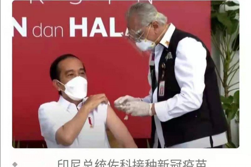 Jokowi dongkrak pamor Sinovac dalam memproduksi vaksin COVID-19