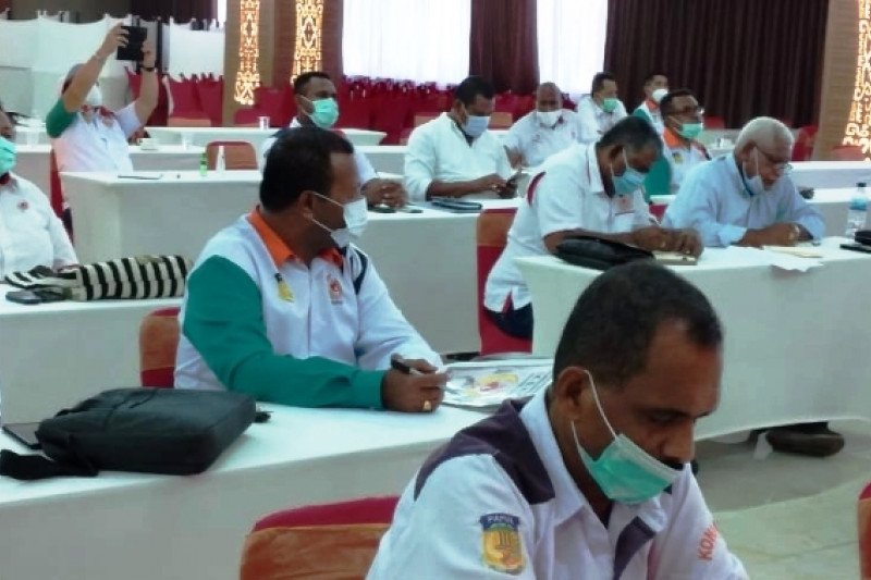 KONI Papua kumpul 37 pengurus cabor untuk sukses prestasi PON 2021