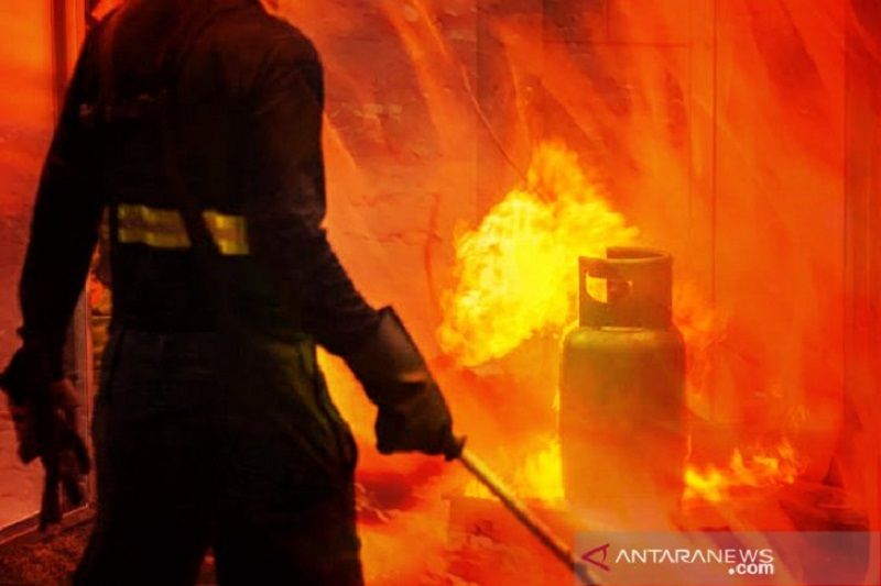 Ledakan tabung gas lukai enam warga Jakarta Utara