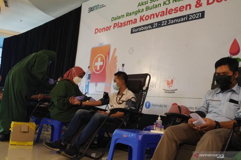 Pelindo III ajak penyintas COVID-19 donorkan plasma konvalesen
