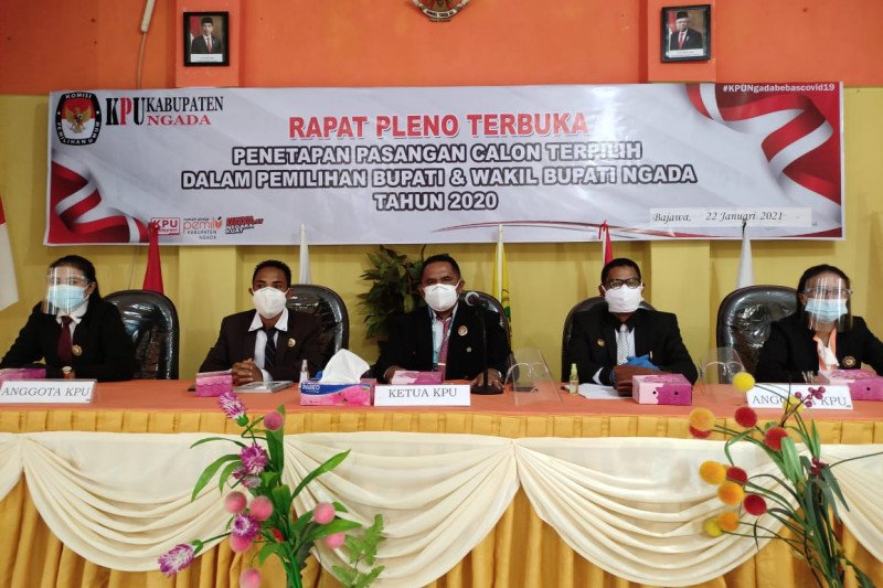 KPU Ngada tetapkan Andreas Paru sebagai bupati terpilih