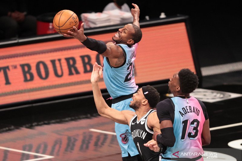 NBA: Brooklyn Nets kalahkan Miami Heat 128 - 124