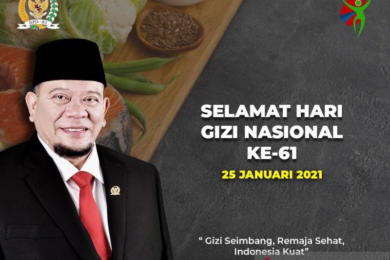 Ketua DPD minta pemerintah beri perhatian generasi muda di Hari Gizi