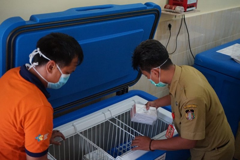 3.680 dosis vaksin COVID-19 disimpan di Gudang Farmasi Kota Kediri