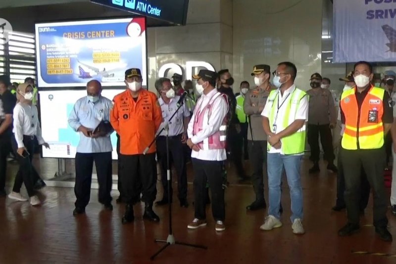Menhub Budi janji maksimalkan pencarian korban pesawat Sriwijaya Air