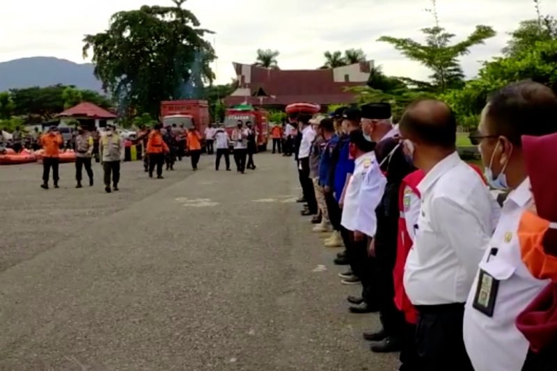 Masuk musim penghujan, Konawe Utara gelar apel siaga bencana