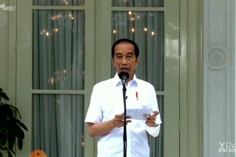 Ini yang disampaikan Presiden usai disuntik vaksin COVID-19