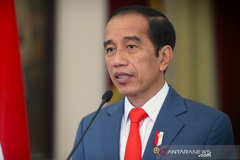 Presiden Jokowi sebutkan aspirasi pers ditampung di UU Cipta Kerja
