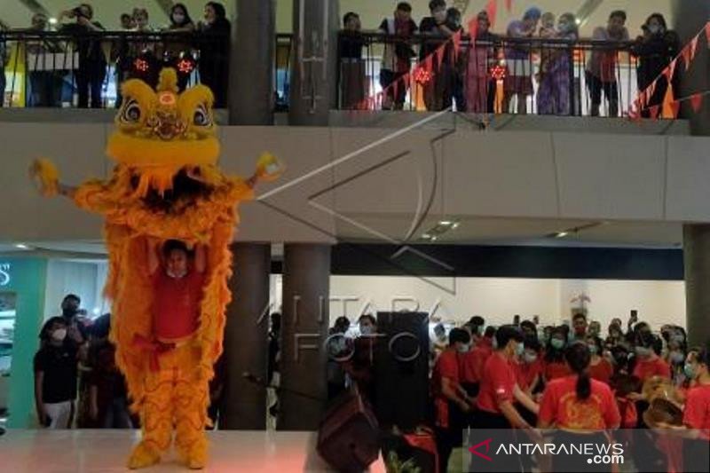 Pertunjukan Barongsai dan Naga Liong pada Hari Valentine