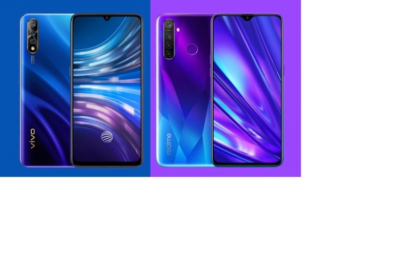 Bersaing sebagai smartphone midrange, ini komparasi Realme lima Pro dan Vivo S1