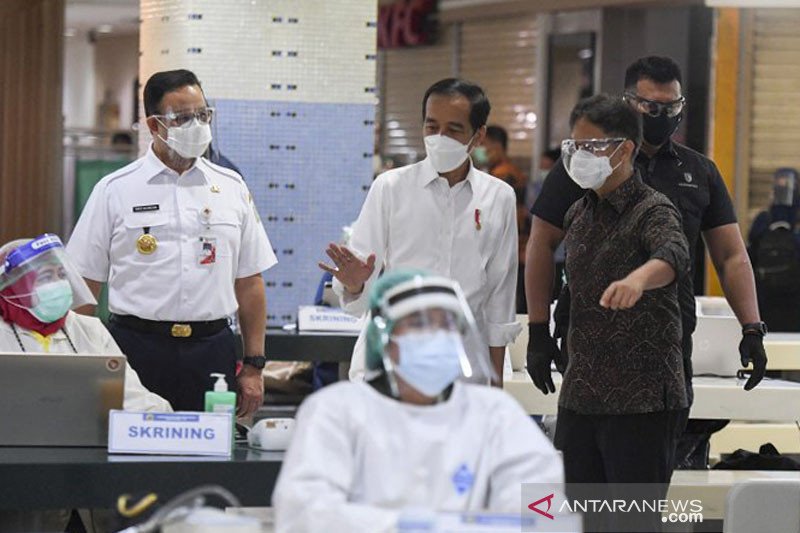 Presiden Jokowi harap realisasi vaksinasi COVID-19 terus naik drastis