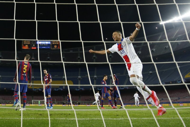 Kylian Mbappe cetak “hattrick” ketika PSG bungkam Barcelona 4-1