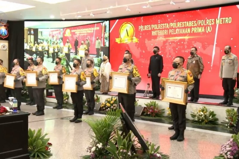 Kemenpan-RB beri penghargaan pelayanan prima kepada 12 Polres