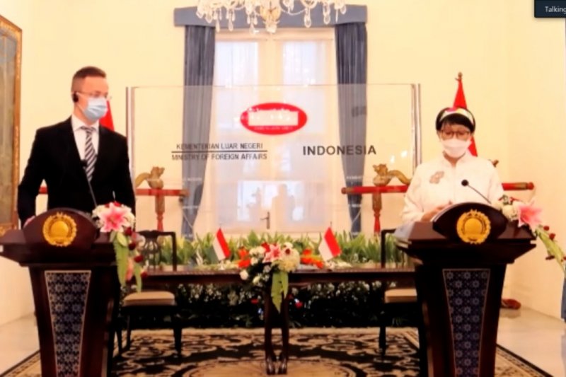 RI-Hongaria bahas isu Myanmar dan Palestina