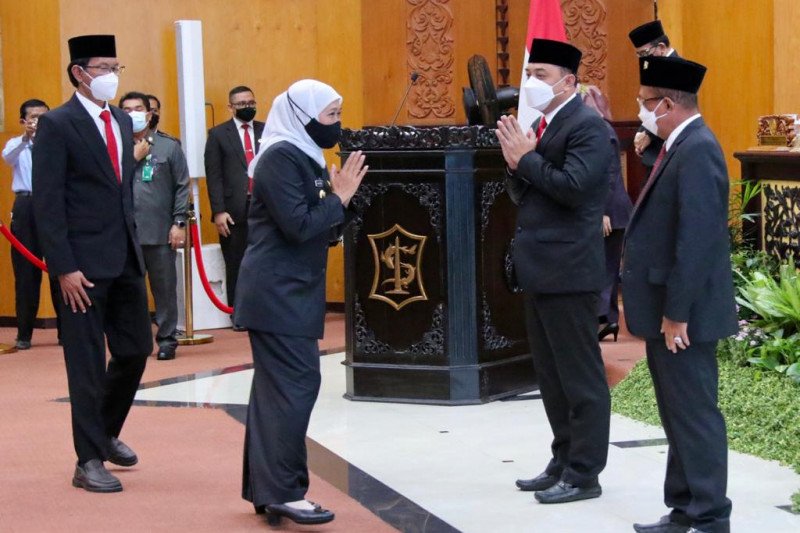 Khofifah minta Pemkot Surabaya bersinergi dengan Pemprov Jatim
