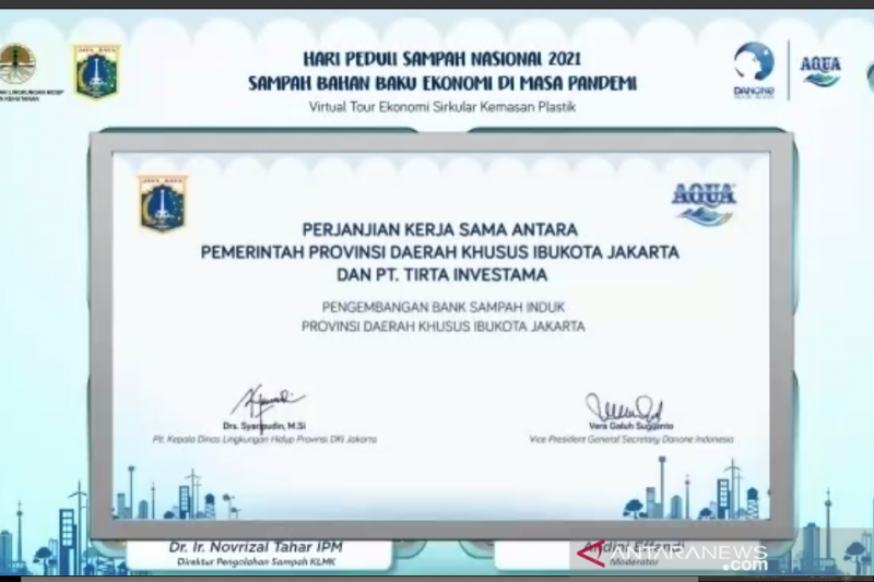 DKI Jakarta buat kesepakatan kerja sama kembangkan Bank Sampah Induk