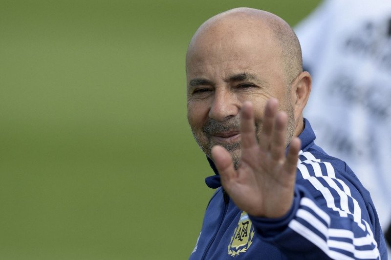 Pelatih baru Marseille Jorge Sampaoli sudah di Prancis