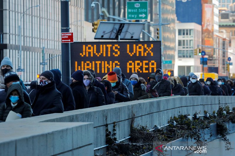 Warga Amerika antusias jalani vaksinasi COVID-19