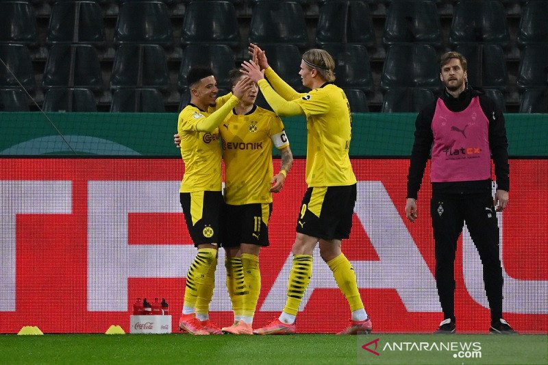 Jadon Sancho antar Dortmund melangkah ke semifinal DFB Pokal