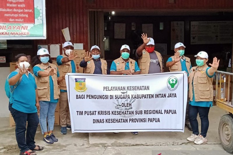 Pemprov salurkan bantuan sosial-pulihkan kesehatan warga di Intan Jaya