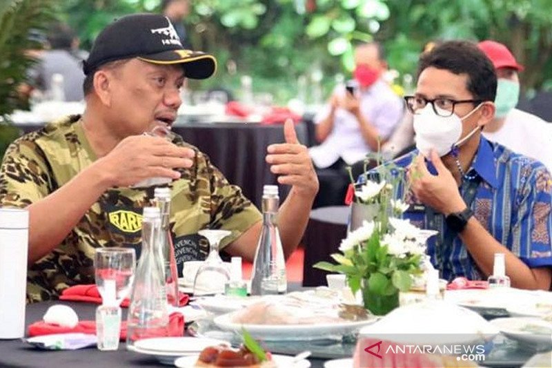 Gubernur apresiasi Menparekraf tingkatkan infrastruktur pariwisata