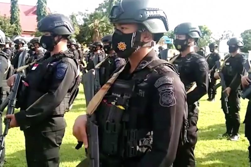 100 anggota Brimob Sulsel datang untuk amankan Boven Digoel