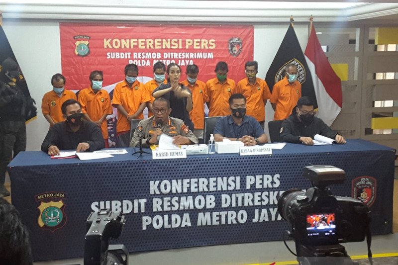 Polda Metro tangkap delapan pencuri suku cadang TransJakarta