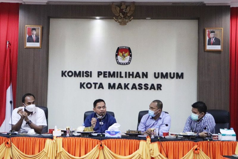 KPU RI monitoring evaluasi e-Coklit pemilu di Kota Makassar