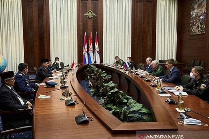 Menhan Prabowo bertemu Deputi Menhan Federasi Rusia