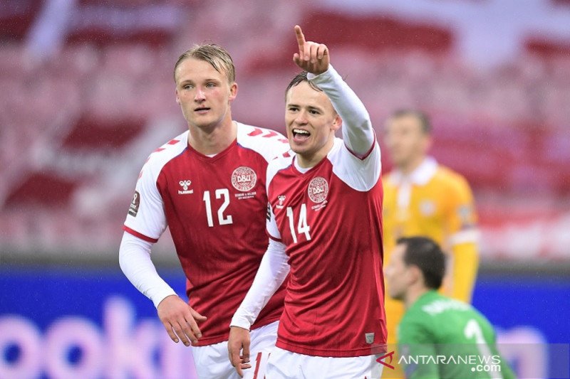 Denmark berpesta delapan gol tanpa balas kontra Moldova