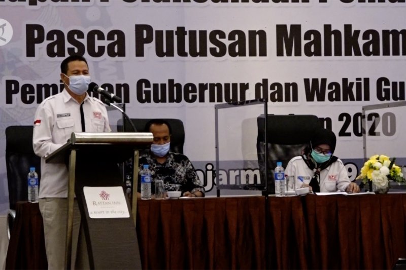 KPU Kalsel siapkan penyelenggaraan pilkada ulang