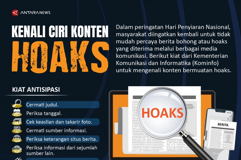 Kenali ciri konten hoaks