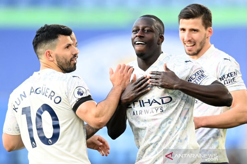 Menang atas Leicester, Man City kokoh di puncak klasemen