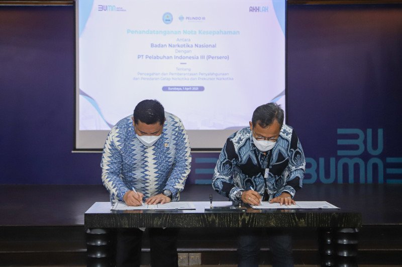 Pelindo III tekan peredaran narkoba melalui pemeriksaan acak pegawai