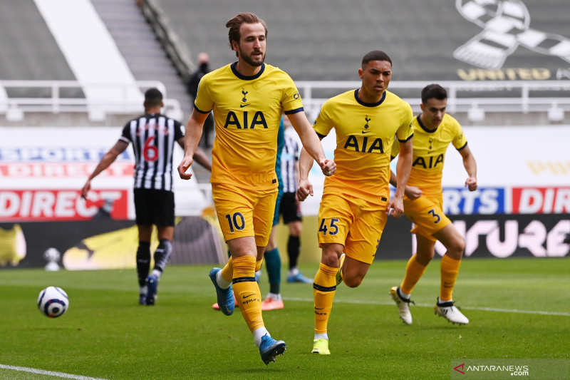 Liga Inggris: Babak pertama Tottenham unggul 2-1 atas Newcastle United