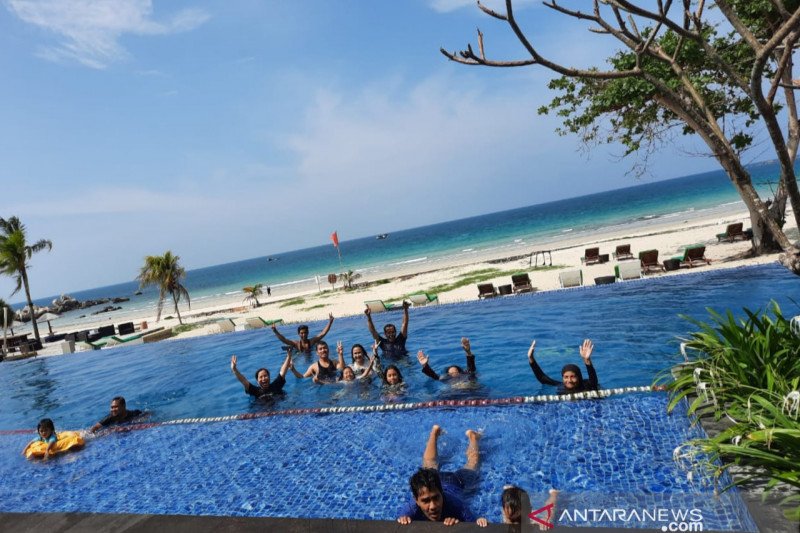 Wisatawan lokal padati Lagoi jelang Ramadhan
