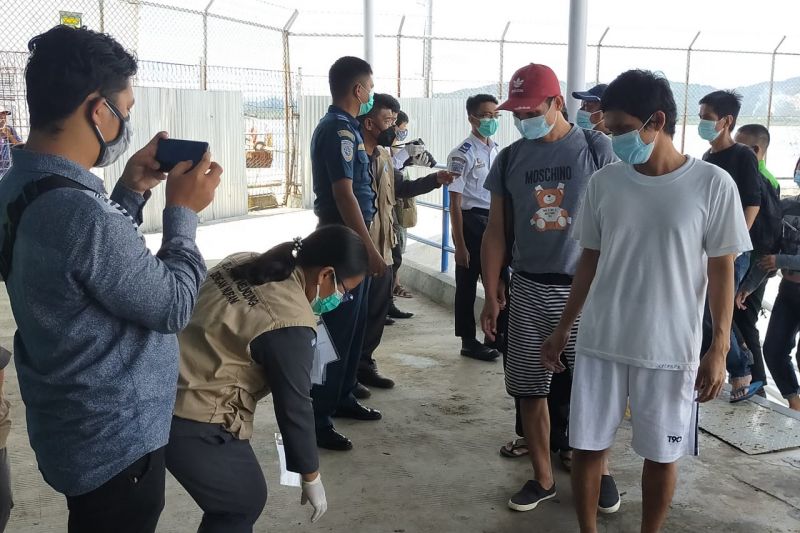 Lima deportan dari Malaysia ke Nunukan berkewarganegaraan Filipina