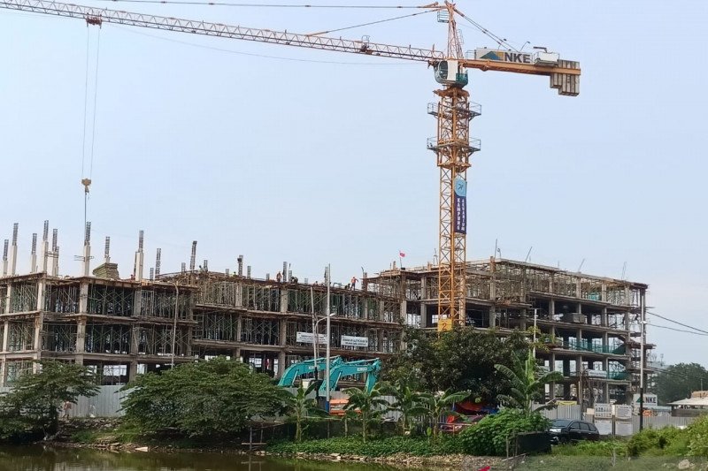 Pembangunan tahap pertama Kampung Susun Akuarium masih sesuai target