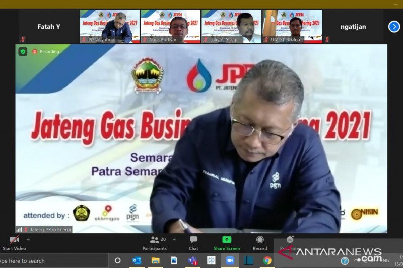 PGN akan bangun infrastruktur gas bumi di Jawa Tengah