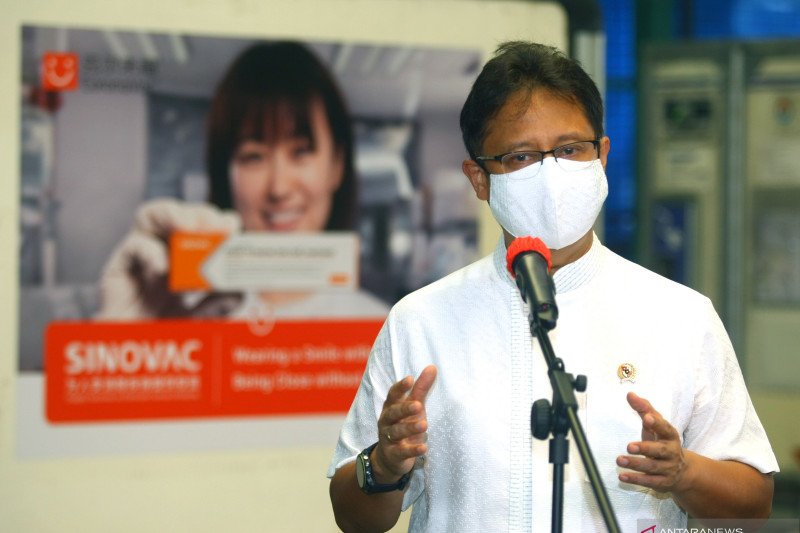 Enam juta bahan baku vaksin Sinovac tahap kedelapan tiba di Indonesia