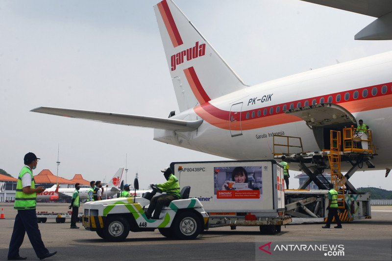 Enam juta dosis vaksin COVID-19 Sinovac tiba lagi di Indonesia