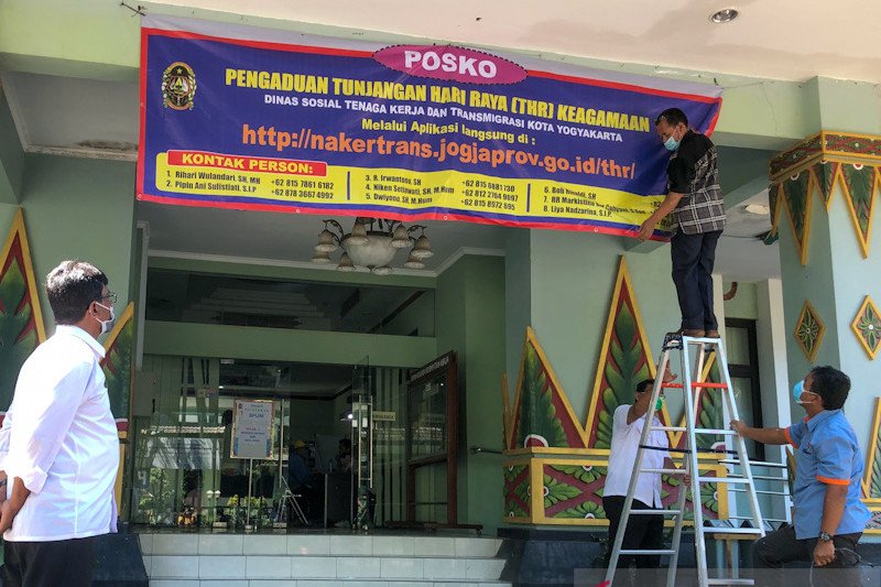 Yogyakarta buka posko pengaduan THR hingga 12 Mei