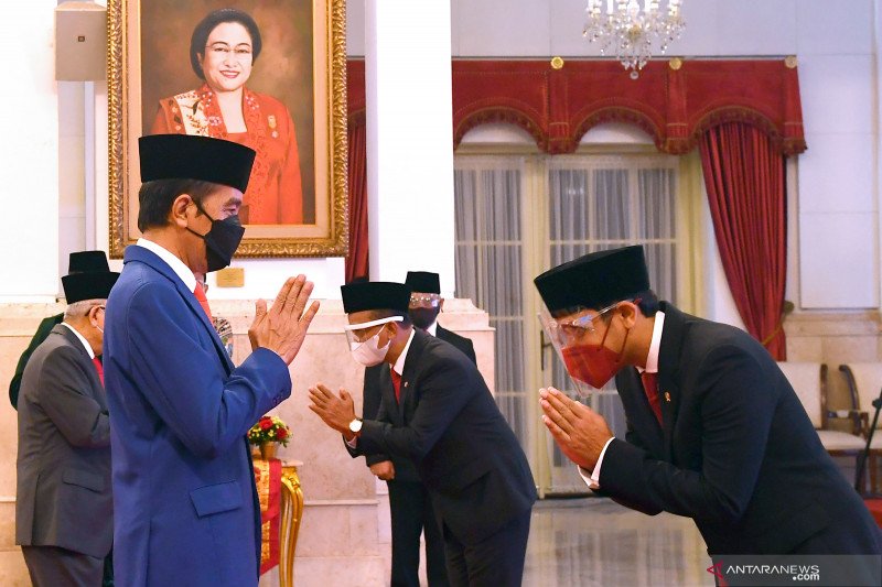 Pelantikan Menteri Kabinet Indonesia Maju