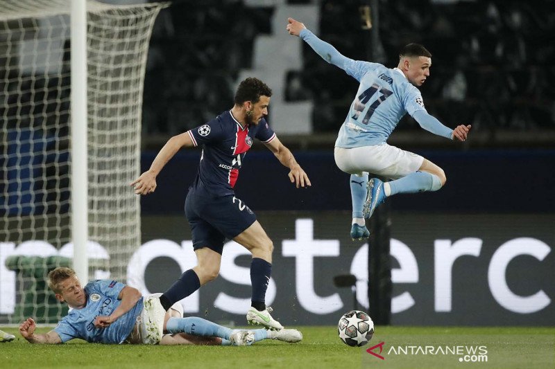 Liga Champions: Manchester City kalahkan Paris St Germain 2-1