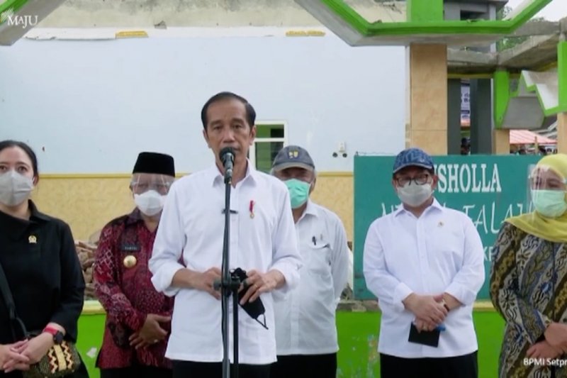 Presiden: Pemerintah segera renovasi fasilitas rusak karena gempa