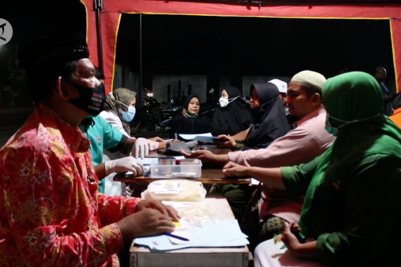 PMI Aceh Utara datangi pendonor usai tarawih