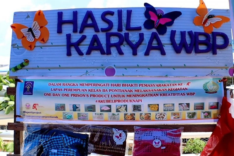 Dukungan pegawai untuk berdayakan ekonomi kreatif penghuni lapas